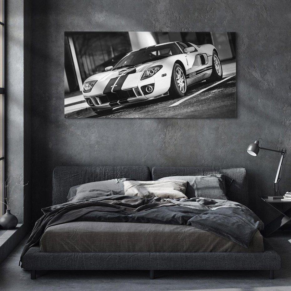 Obraz na płótnie 120x60 - Ford GT moc i elegancja - Ford GT, samochód