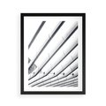 Plakat w ramie 40x50 - Czarno-Biała Fotografia Architektury - nowoczesna architektura, bialo czarny - rama czarna