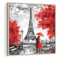 Obraz w ramie 50x50 - Paryż Wieża - Paryż, Wieża - rama drewno