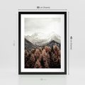 Plakat w ramie 30x40 - Jesienna Przyroda - góry, jesień - rama czarna
