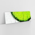 Obraz na płótnie 120x40 - Świeżość i kwasowość limonki - limnka, owoce