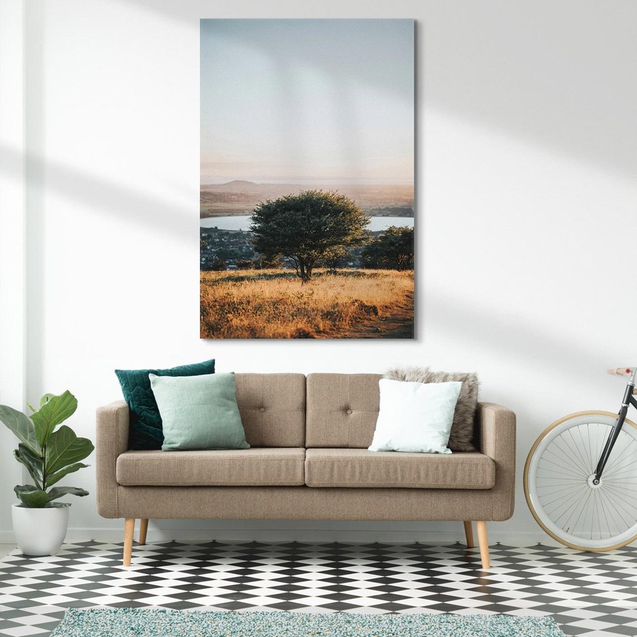 Obraz na płótnie 80x120 - Siła Natury - drzewo, pejzaż