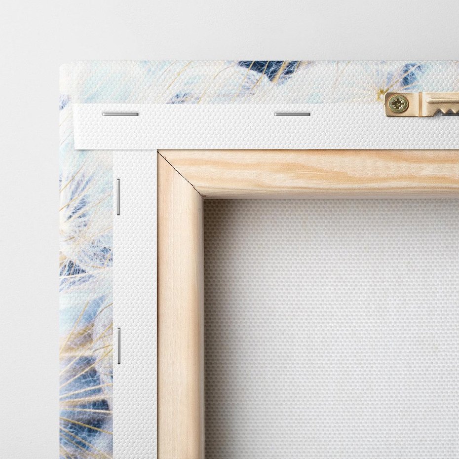 Obraz na płótnie 70x50 - marzenia w locie - dmuchawce, dmuchawiec