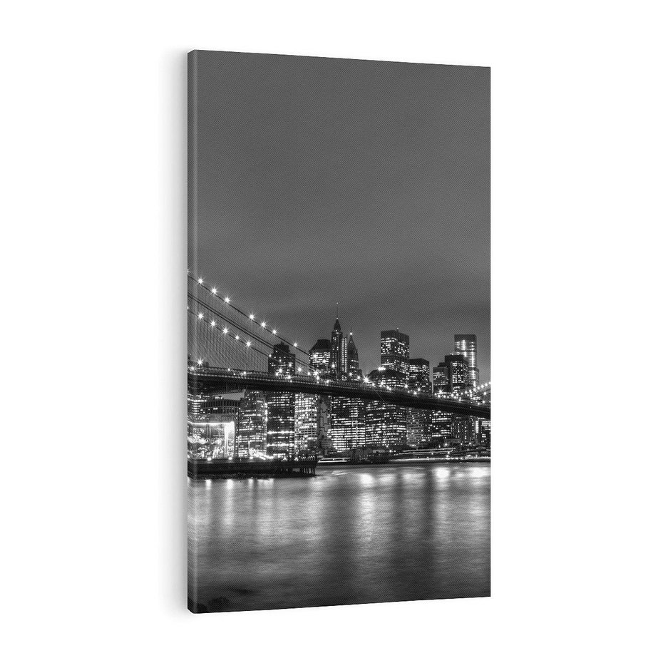 Obraz na płótnie 70x100 - Miasto, które nie Śpi - most, Nowy Jork