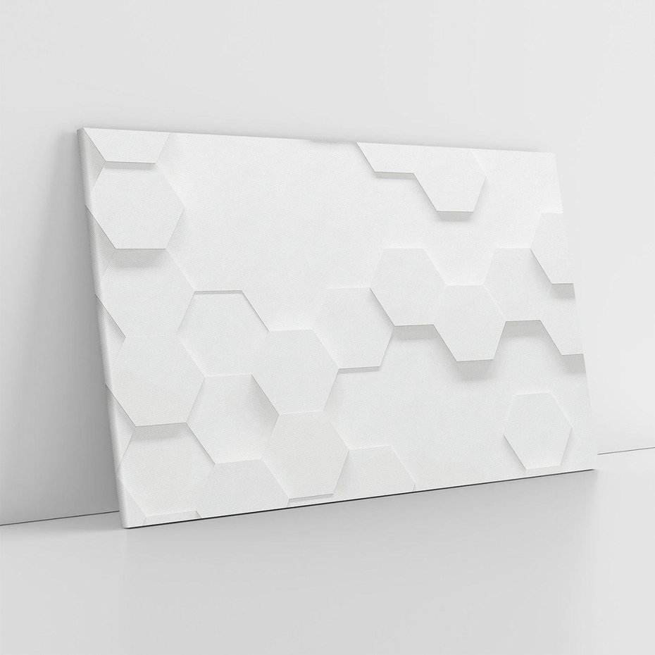 Obraz na płótnie 100x70 - Przestrzenne Zabawy - geometryczne, 3D