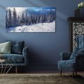 Obraz na płótnie 120x60 - Zimowe góry w lesie - góry, zima