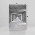 Obraz na płótnie 50x70 - Abstrakcyjna głębia - 3D, tunel
