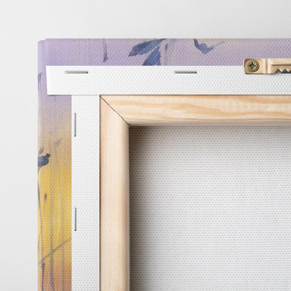 Obraz na płótnie 140x70 - Mistyka Poranka nad Szuwaram - wschód słońca w szuwarach, trawy