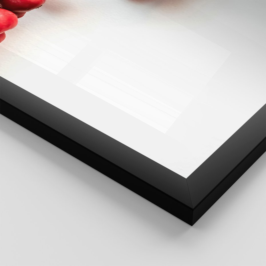 Zestaw obrazy w ramie 50x70 galeria - Kawa, jesień, first, coffee, typografia - rama czarna