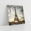 Obraz na płótnie 40x40 - Uroczystość w Paryżu - Paryż, wieża
