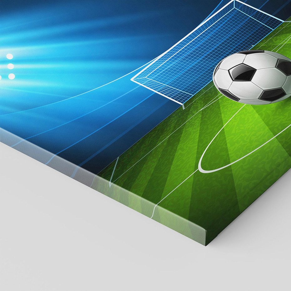 Obraz na płótnie 30x30 - Piłkarska ekscytacja w momencie gola - piłka, nożna