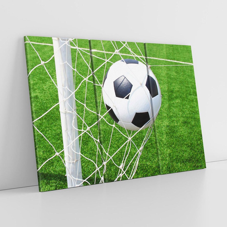 Obraz na płótnie 120x80 - Namiętność Piłki i Gola - piłka nożna, gol
