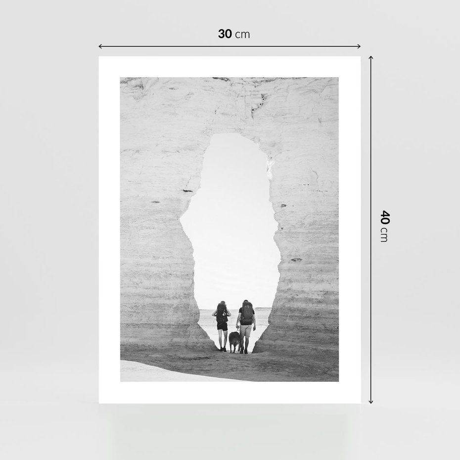 Plakat bez ramy 30x40 - Podróżna Eksploracja - Echa Przygody