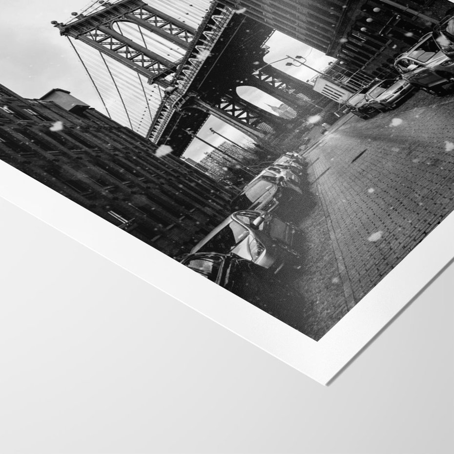 Plakat bez ramy 30x40 - Ikona Miasta - Nowy Jork, most