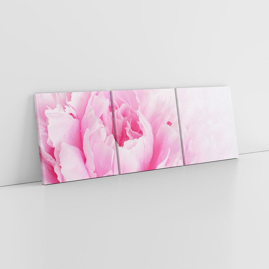 Obraz na płótnie 150x50 - Kwiatowa harmonia - kwiaty