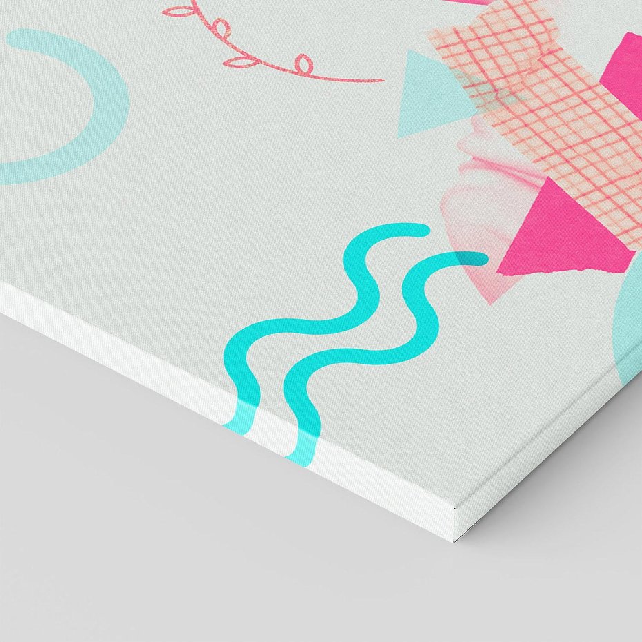 Obraz na płótnie 100x70 - Sztuka w Różach - nowoczesna sztuka, kolaż ze zdjęć