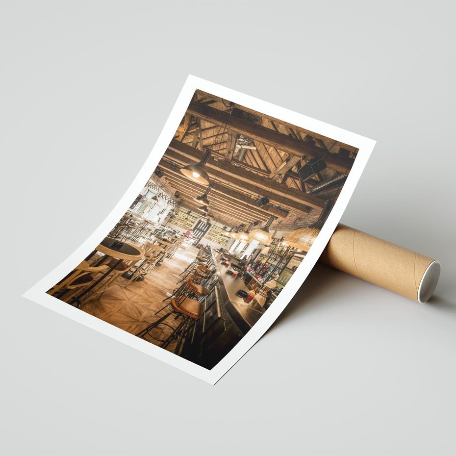 Plakat bez ramy 30x40 - Smak i styl - restauracja, architektura