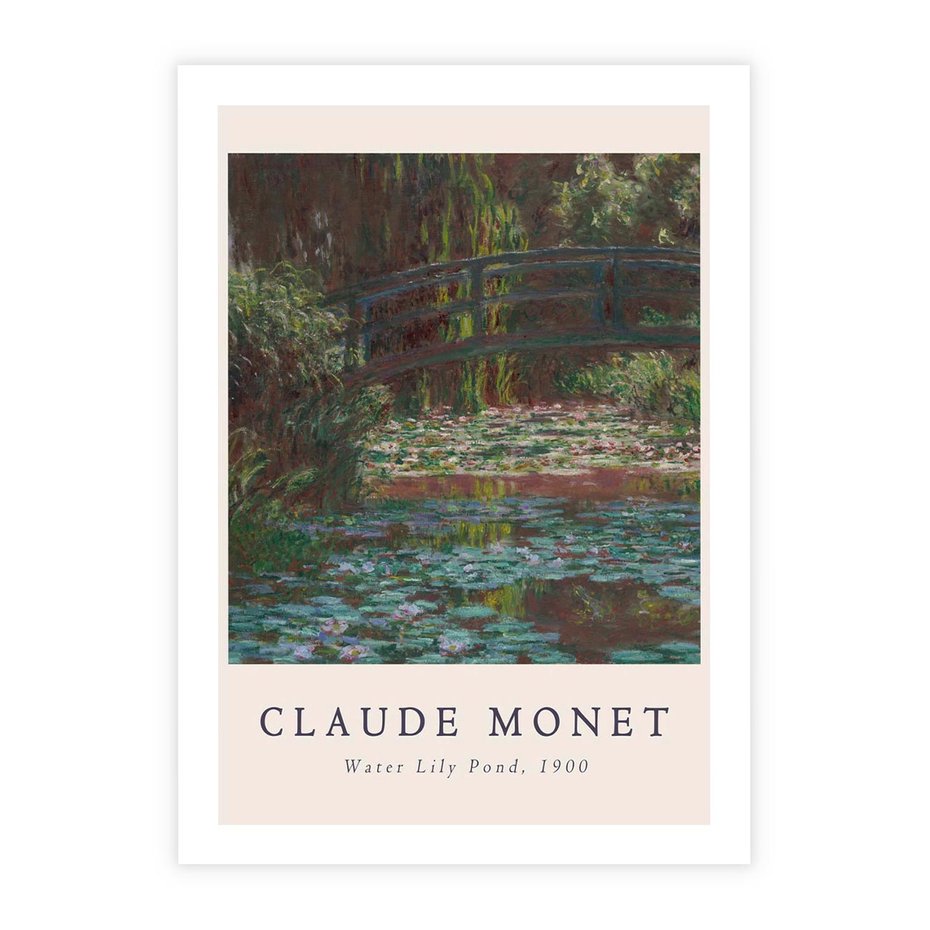 Plakat bez ramy 50x70 - Sztuka i Litera - Claude Monet, reprodukcja obrazu