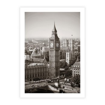 Plakat bez ramy 30x40 - Magiczna esencja Londynu: Big Ben i miasto - Big Ben, Londyn