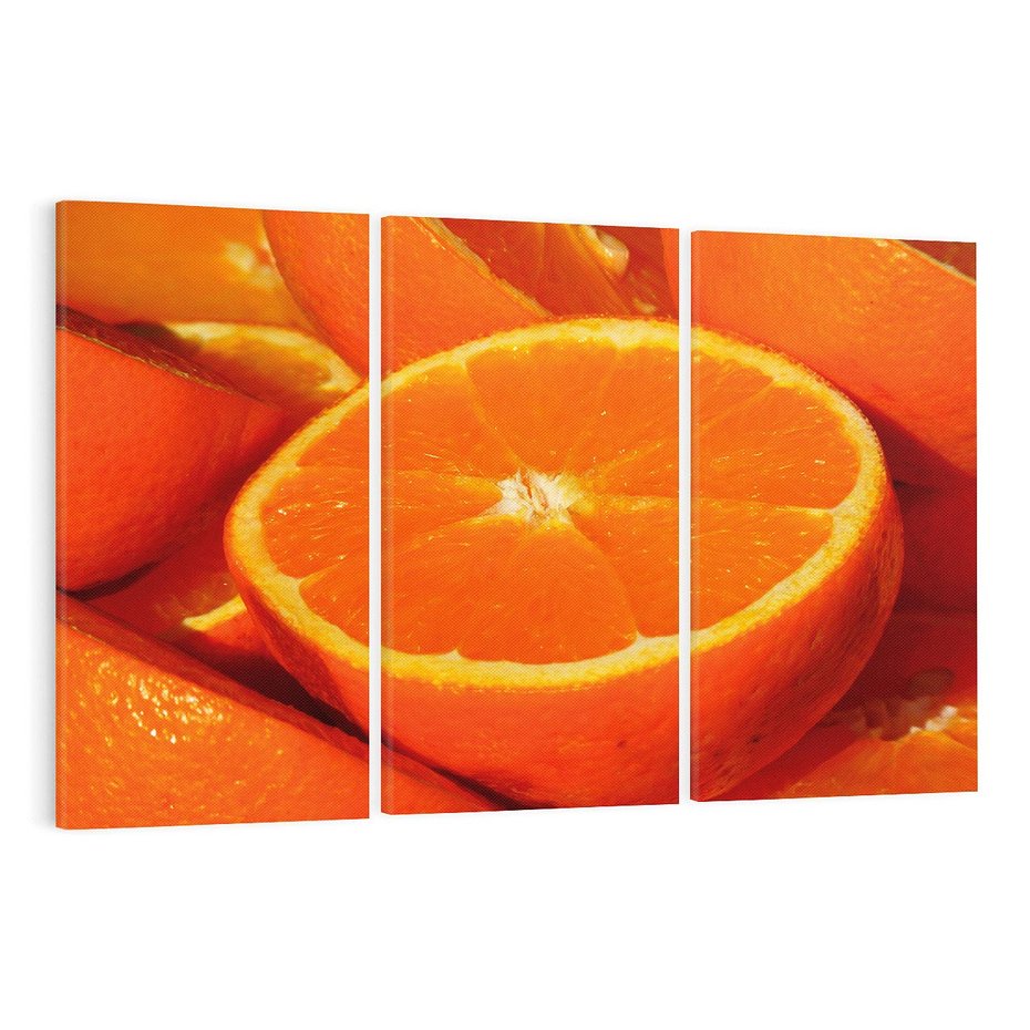 Obraz na płótnie 120x80 - Pomarańcze Owoce - pomarańcze, owoce