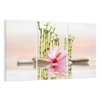 Obraz na płótnie 120x80 - Harmonia i relaks - spa, bambus