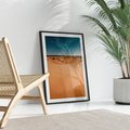 Plakat bez ramy 21x30 - Piasek w Przytulnym Wnętrzu - pustynia, piasek