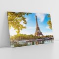 Obraz na płótnie 120x80 - Romantyczny Paryż pod Wieżą Eiffla - Paryż, Wieża