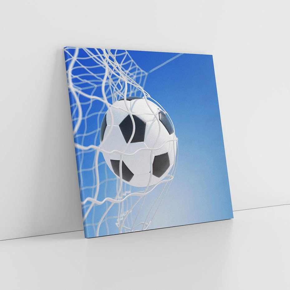 Obraz na płótnie 50x50 - Pasja na Plaży - piłka, siatka