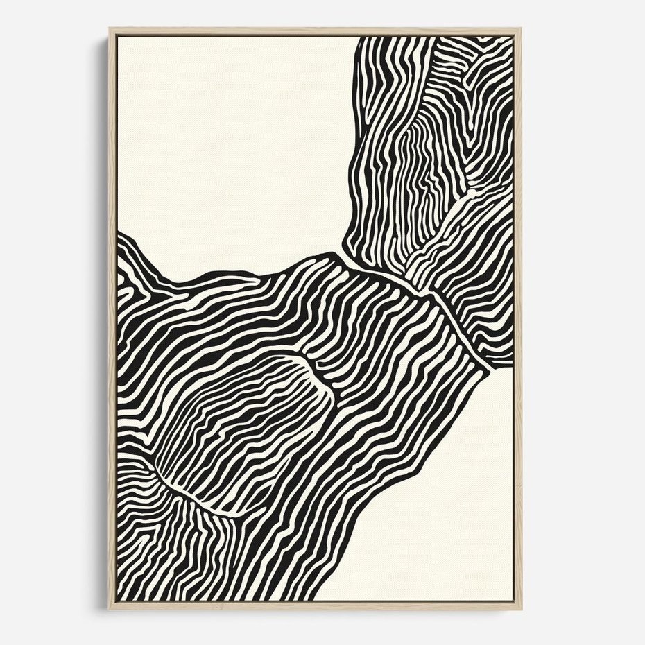 Obraz w ramie 50x70 - Podróżne Impresje - boho plakat, rycina - rama drewno