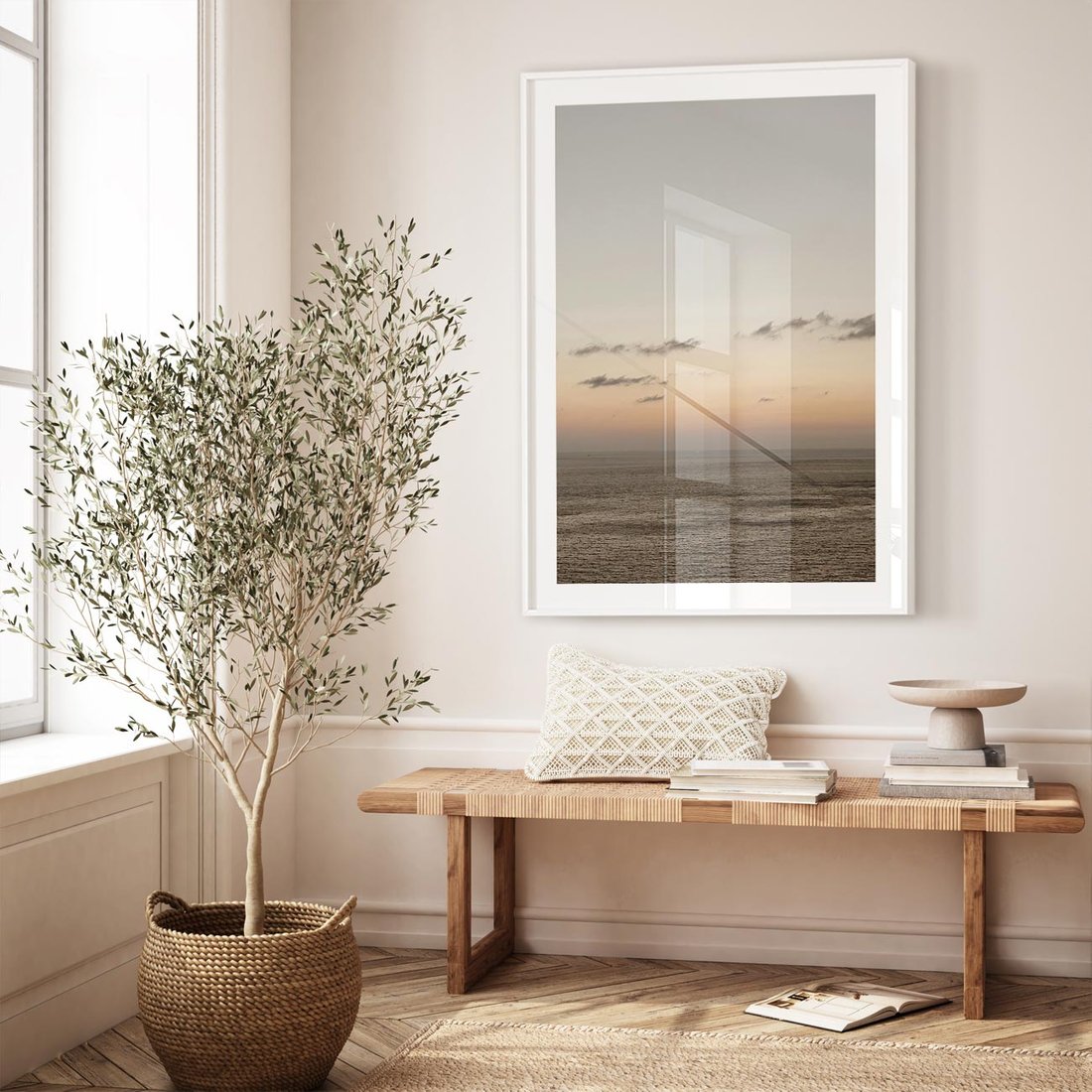 Plakat bez ramy 50x70 - Chwila Romantyzmu - morze, niebo