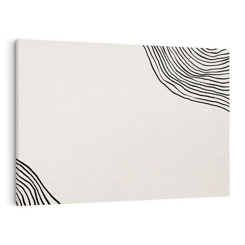 Obraz na płótnie 120x80 - Utracone wspomnienia - minimalizm, one line