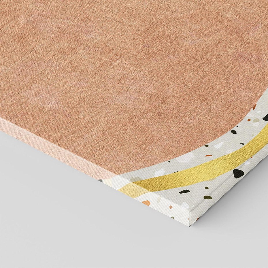 Obraz na płótnie 120x60 - Tańczący w deszczu pigmentów - abstrakcyjne formy, rozlane farby