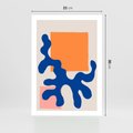 Plakat bez ramy 21x30 - Bezczasowe Pastelowe Plamy - abstrakcja, nowoczesny plakat