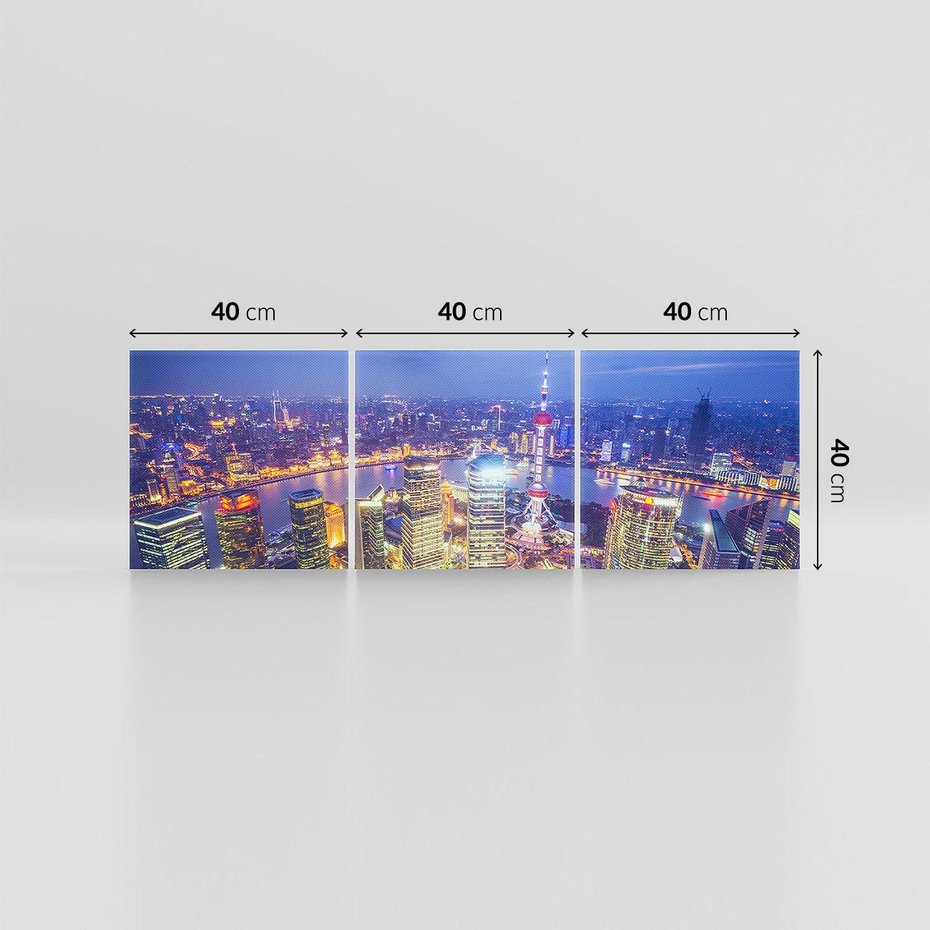Obraz na płótnie 120x40 - Shanghai: Mocnowieżowce Azji - Shanghai, Chiny