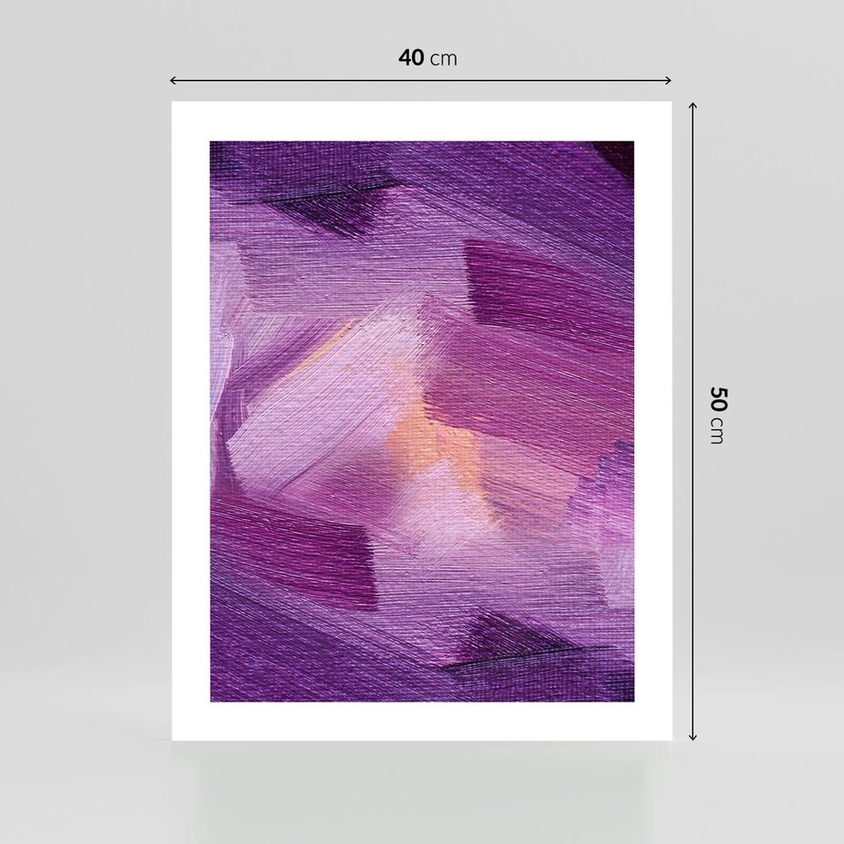 Plakat bez ramy 40x50 - Abstrakcyjna gra kolorów - abstrakcja, akwarela