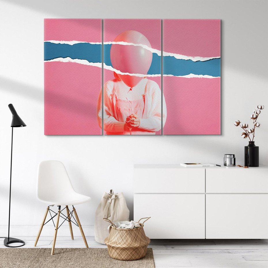 Obraz na płótnie 120x80 - Kolaż Wyobraźni - kolaż zdjęć, styl retro