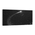 Obraz na płótnie 120x60 - Kometa wśród gwiazd - kometa, gwiazdy