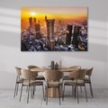 Obraz na płótnie 100x70 - Magiczny Frankfurt - miasto kontrastów - Frankfurt, Niemcy