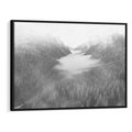 Obraz w ramie 100x70 - Szare Góry - zamglony krajobraz, las - rama czarna