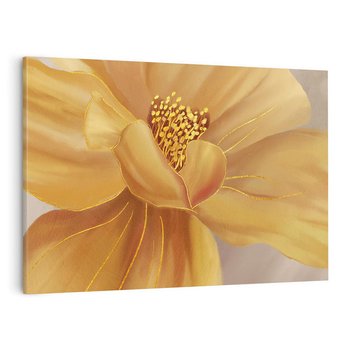 Obraz na płótnie 120x80 - Kwiaty malowane olejem - eksplozja kolorów - kwiaty, malowane