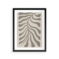 Plakat w ramie 30x40 - Zaklęte Kształty - nowoczesna sztuka, plakat modern - rama czarna