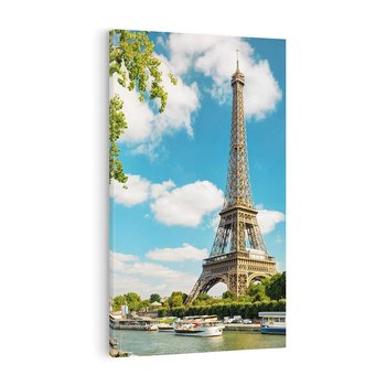 Obraz na płótnie 70x100 - Paryż Eiffla - Paryż, Eiffla