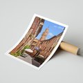 Plakat bez ramy 21x30 - Urok włoskich uliczek - włoskie, uliczki