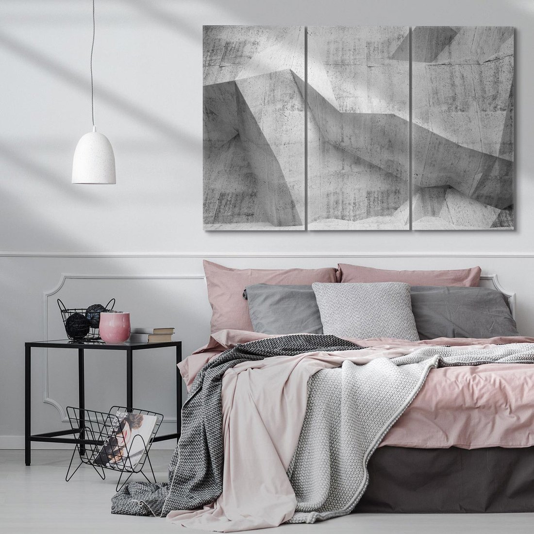 Obraz na płótnie 120x80 - Geometryczna harmonia sztuki - geometria, sztuka