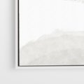 Obraz w ramie 50x50 - Impresje Energii - rozmyte cienie, abstrakcja - rama biała