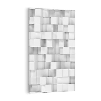 Obraz na płótnie 50x70 - Gra form i kolorów - 3D, abstrakcja