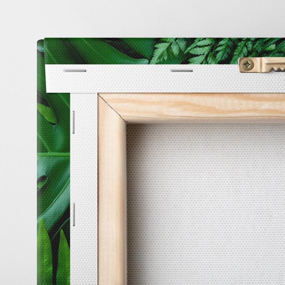 Obraz na płótnie 70x70 - Monstera Liście Fantazja - monstera, liście