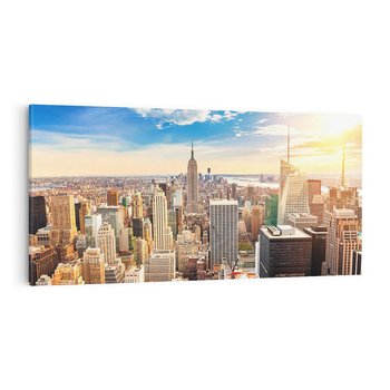 Obraz na płótnie 140x70 - Pulsujące Serce Nowego Jorku - Manhattan, Nowy Jork