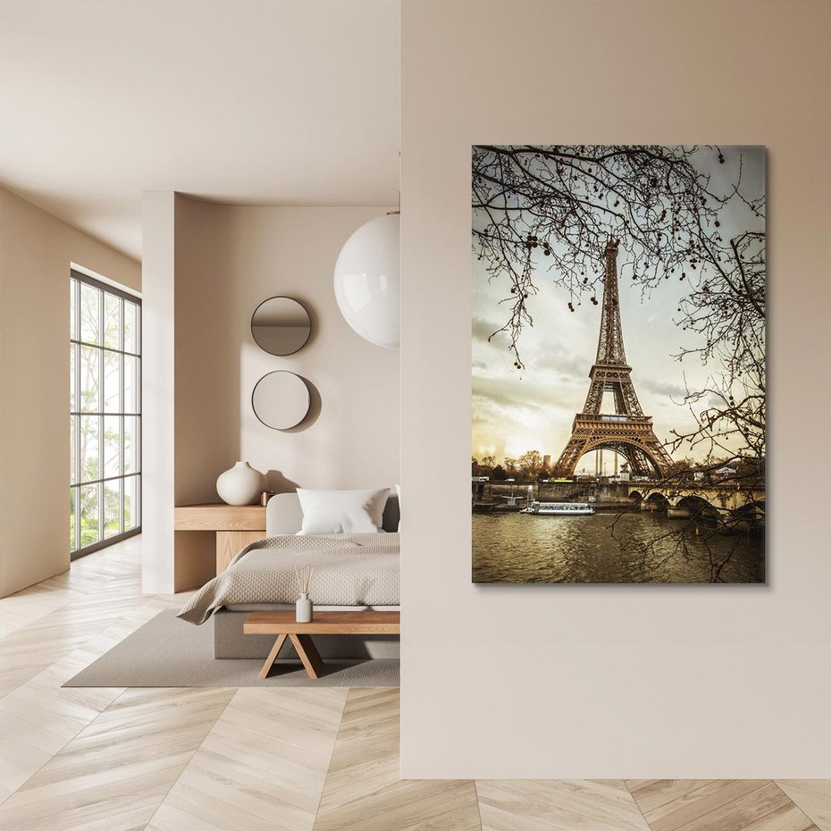 Obraz na płótnie 70x100 - Uroczystość w Paryżu - Paryż, wieża