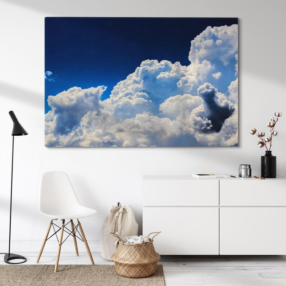 Obraz na płótnie 70x50 - Niebo i chmury - niebo, chmury